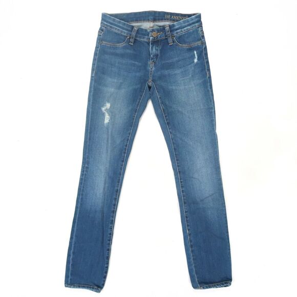 Blank NYC Spray On Medium Wash Super Skinny Stretch Jeans Size 24 NWOT $98 - Picture 1 of 9